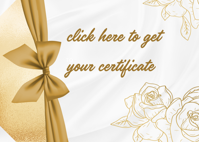 click here to get your certificate